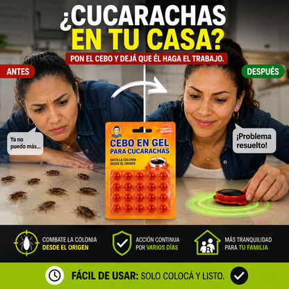 Saca las cucarachas de tu casa sin estar fumigando 🪳