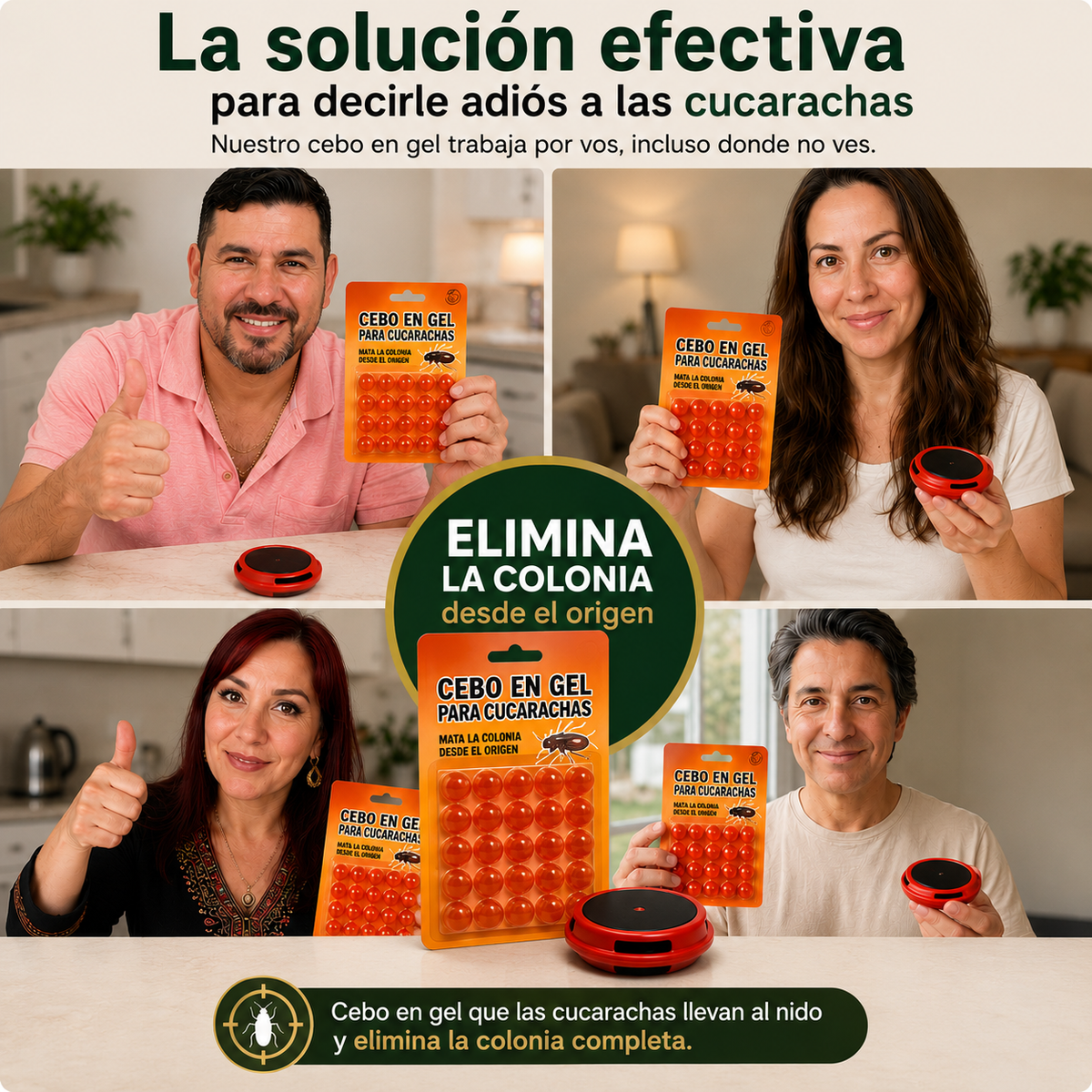 Saca las cucarachas de tu casa sin estar fumigando 🪳