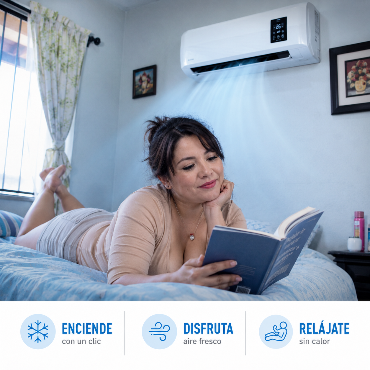 Aire Acondicionado  – Climatización Rápida y Ahorro de Espacio 🌬️