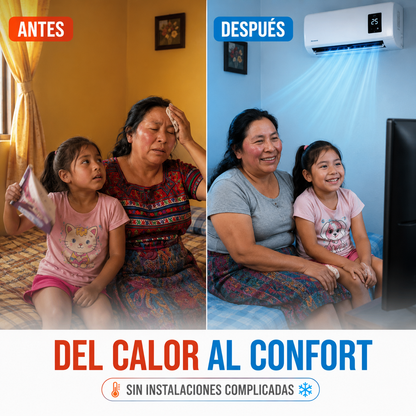 Aire Acondicionado  – Climatización Rápida y Ahorro de Espacio 🌬️