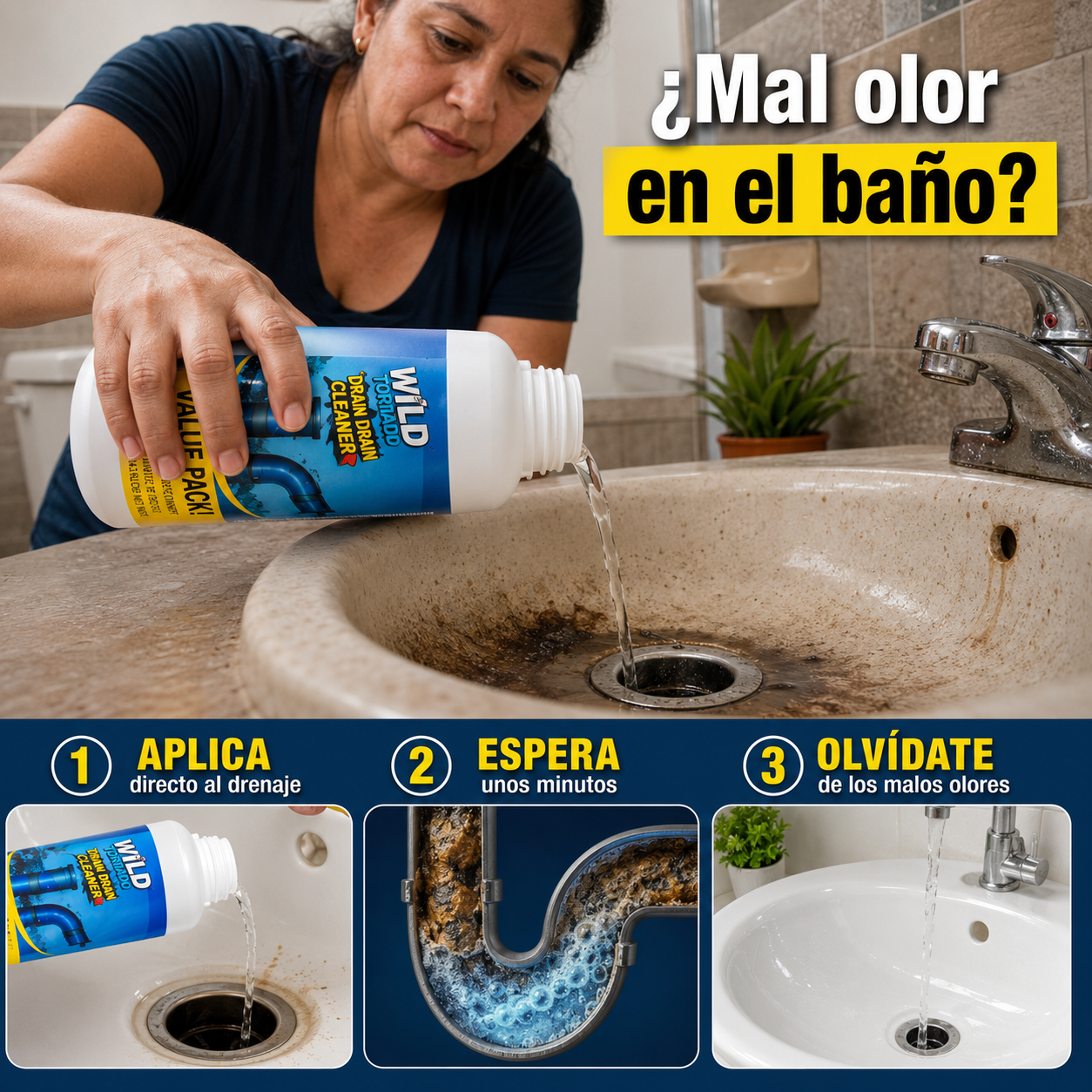 Wild Tornado | Adiós al Mal Olor 💧